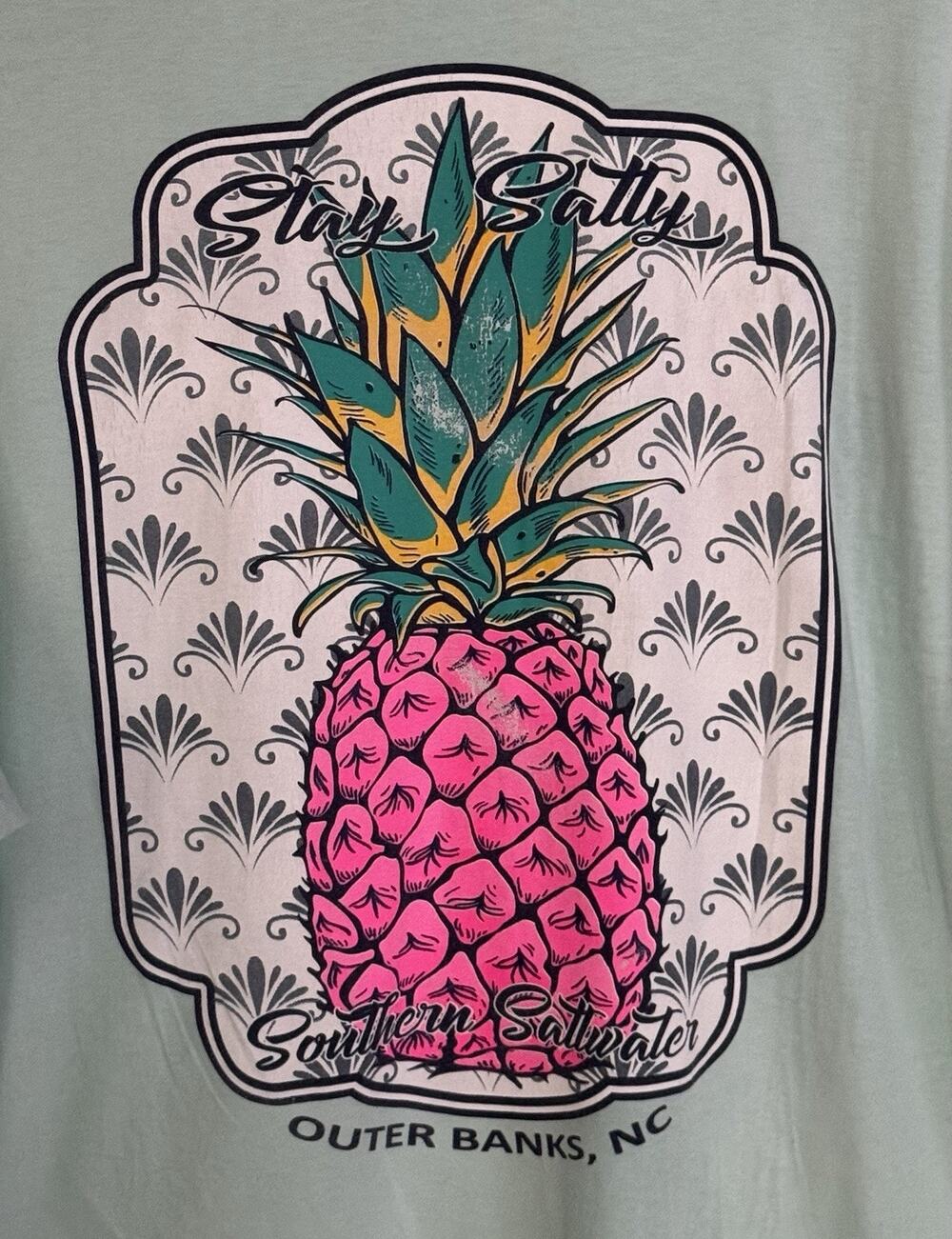 Spicy Tuna Outer Banks NC L/S Shirt 2XL Pineapple